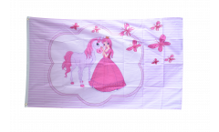 Flagge Prinzessin mit Pferd