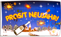 Flagge Prosit Neujahr