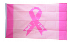 Flagge Rosa Schleife - Pink Ribbon