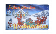 Flagge Schon wieder Weihnachten