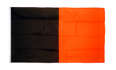 Flagge Schwarz rot
