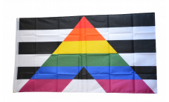 Flagge Straight Ally - gleiche Rechte