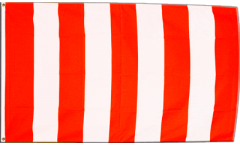 Flagge Streifen rot-weiß