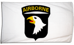 Flagge USA 101st Airborne, weiss
