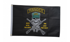 Flagge USA Ranger Mess with the best