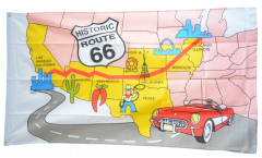 Flagge USA Route 66