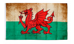 Flagge Vintage Wales