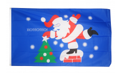 Flagge Weihnachtsmann HoHoHo