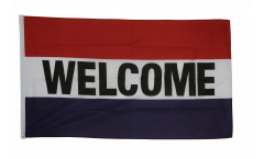 Flagge Welcome