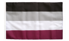 Flagge mit Hohlsaum Asexuell