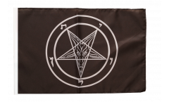 Flagge mit Hohlsaum Baphomet Church of Satan