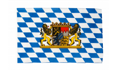 Flagge mit Hohlsaum Deutschland Bayern mit Löwe
