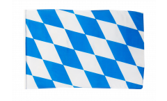 Flagge mit Hohlsaum Deutschland Bayern ohne Wappen