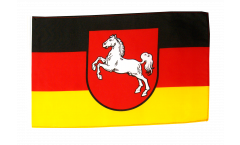 Flagge mit Hohlsaum Deutschland Niedersachsen