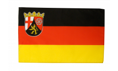 Flagge mit Hohlsaum Deutschland Rheinland-Pfalz