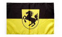 Flagge mit Hohlsaum Deutschland Stadt Stuttgart