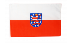 Flagge mit Hohlsaum Deutschland Thüringen
