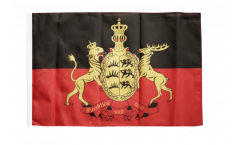 Flagge mit Hohlsaum Deutschland Württemberg 2