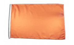 Flagge mit Hohlsaum Einfarbig Orange