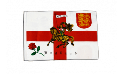 Flagge mit Hohlsaum England mit Ritter