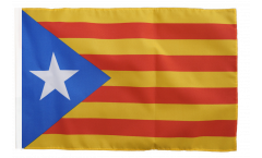 Flagge mit Hohlsaum Estelada blava Katalonien