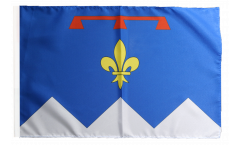 Flagge mit Hohlsaum Frankreich Alpes-de-Haute-Provence