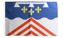 Flagge mit Hohlsaum Frankreich Eure-et-Loir