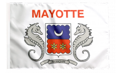 Flagge mit Hohlsaum Frankreich Mayotte