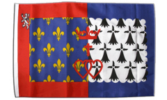 Flagge mit Hohlsaum Frankreich Pays de la Loire