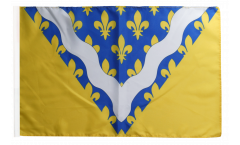 Flagge mit Hohlsaum Frankreich Val-de-Marne