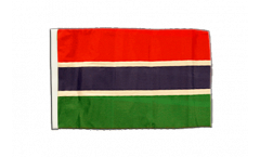 Flagge mit Hohlsaum Gambia