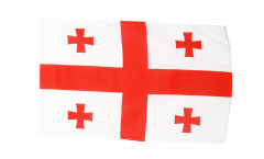 Flagge mit Hohlsaum Georgien