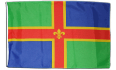Flagge mit Hohlsaum Großbritannien Lincolnshire