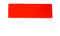 Flagge mit Hohlsaum Indonesien