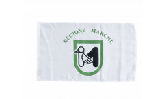 Flagge mit Hohlsaum Italien Marken