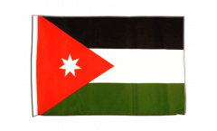 Flagge mit Hohlsaum Jordanien