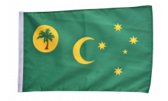 Flagge mit Hohlsaum Kokosinseln