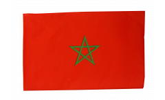 Flagge mit Hohlsaum Marokko