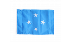 Flagge mit Hohlsaum Mikronesien