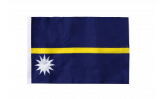 Flagge mit Hohlsaum Nauru