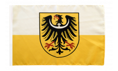 Flagge mit Hohlsaum Niederschlesien