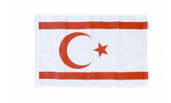 Flagge mit Hohlsaum Nordzypern