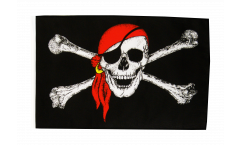 Flagge mit Hohlsaum Pirat mit Kopftuch