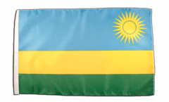 Flagge mit Hohlsaum Ruanda