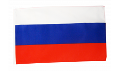 Flagge mit Hohlsaum Russland