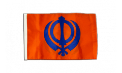 Flagge mit Hohlsaum Sikhismus