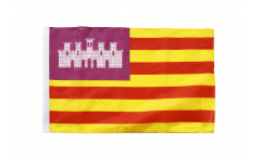 Flagge mit Hohlsaum Spanien Balearen