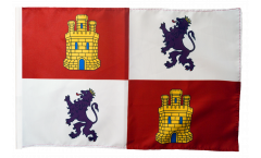 Flagge mit Hohlsaum Spanien Kastilien-Leon