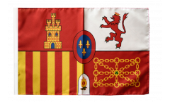 Flagge mit Hohlsaum Spanien Royal