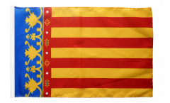 Flagge mit Hohlsaum Spanien Valencia